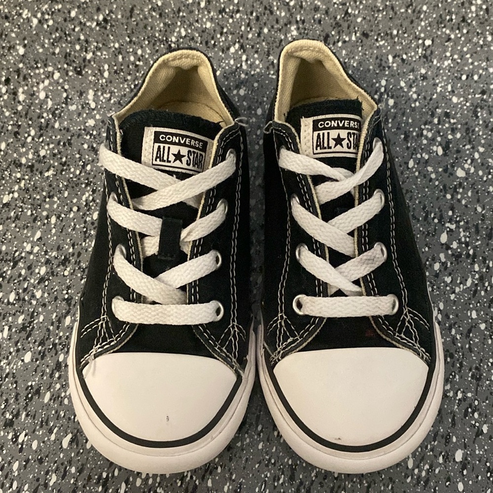 Kids black Converse size 10